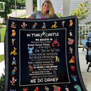 Disney  In The Castle Quilt Blanket  Quilt
